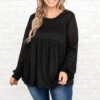 With My Girlfriends Top, Black -Chic Soul Store WithMyGirlfriendsTop Black 9405