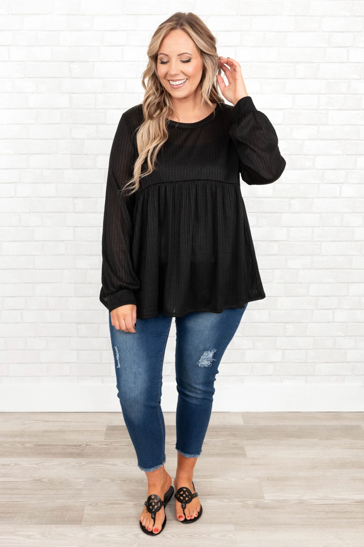 With My Girlfriends Top, Black 4 With My Girlfriends Top, Black - Image 2