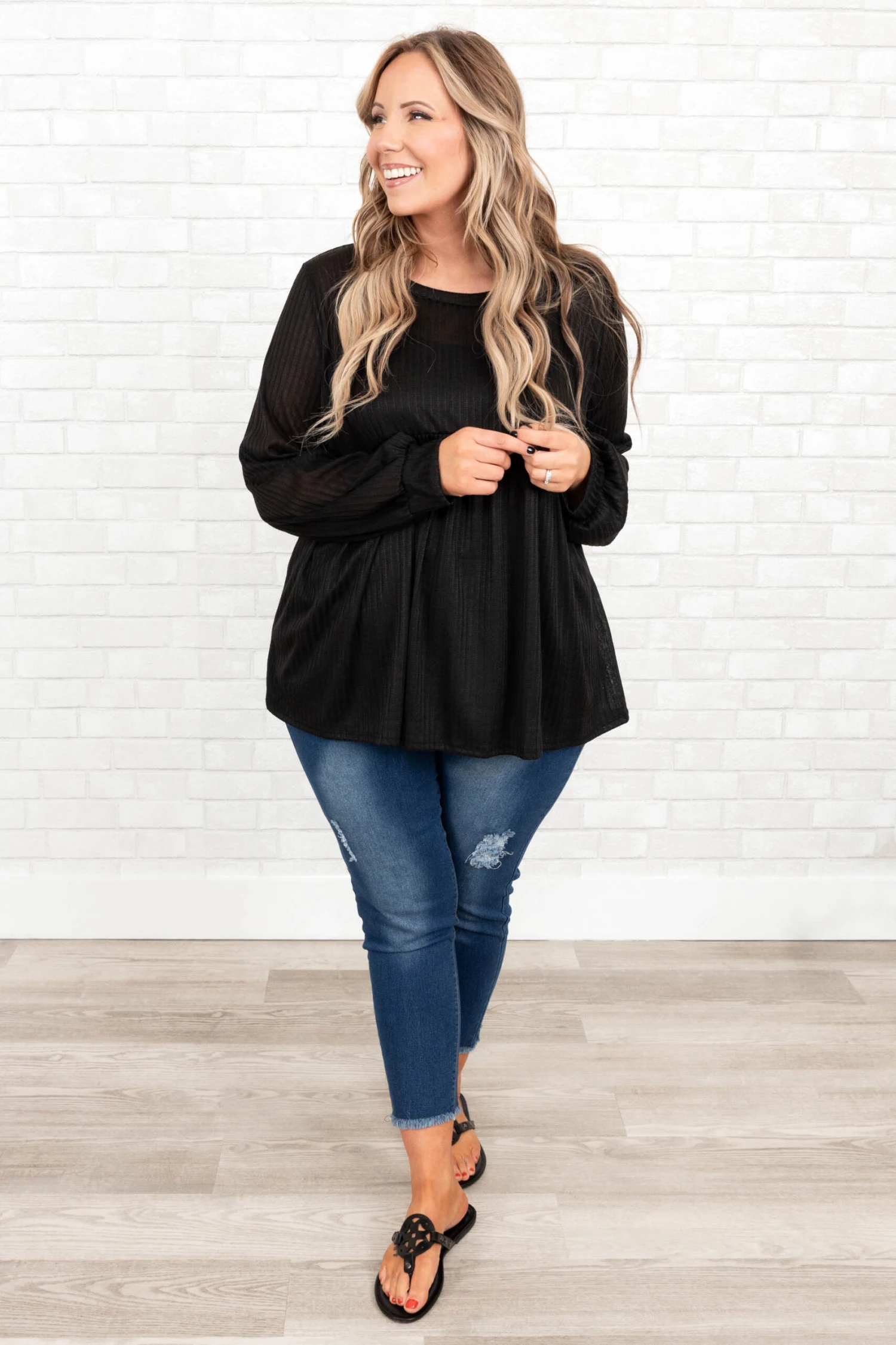 With My Girlfriends Top, Black 5 With My Girlfriends Top, Black - Image 3