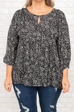 Without Fail Top, Black -Chic Soul Store WithoutFallTop Black 9802