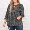 Without Fail Top, Black -Chic Soul Store WithoutFallTop Black 9803