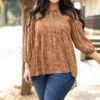 Without Fail Top, Cinnamon -Chic Soul Store WithoutFallTop Cinnamon 9940