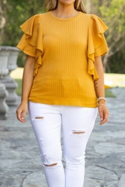 Without Fear Top, Honey -Chic Soul Store WithoutFearTop Honey 20