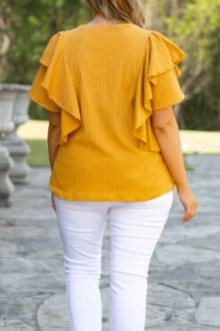 Without Fear Top, Honey -Chic Soul Store WithoutFearTop Honey 23