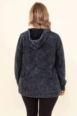 Won't Stop Dreaming Hoodie, Blue Grey Mineral Wash -Chic Soul Store Won tStopDreamingHoodie BlueGreyMineralWash 8841