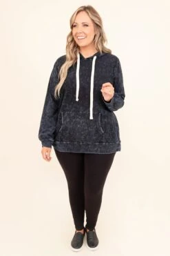 Won't Stop Dreaming Hoodie, Blue Grey Mineral Wash -Chic Soul Store Won tStopDreamingHoodie BlueGreyMineralWash 8844