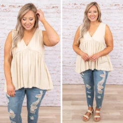 Wonder Always Top, Natural -Chic Soul Store Wonder Always