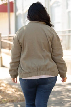 Wonderstruck By You Jacket, Sage -Chic Soul Store WonderstruckByYouJacket Sage 0393