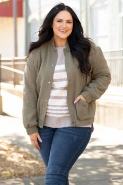 Wonderstruck By You Jacket, Sage