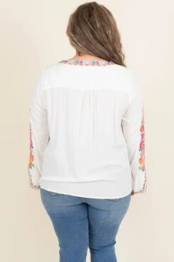 Woodland Path Top, Ivory 12 Woodland Path Top, Ivory -Chic Soul Store WoodlandPathTop Ivory 9461