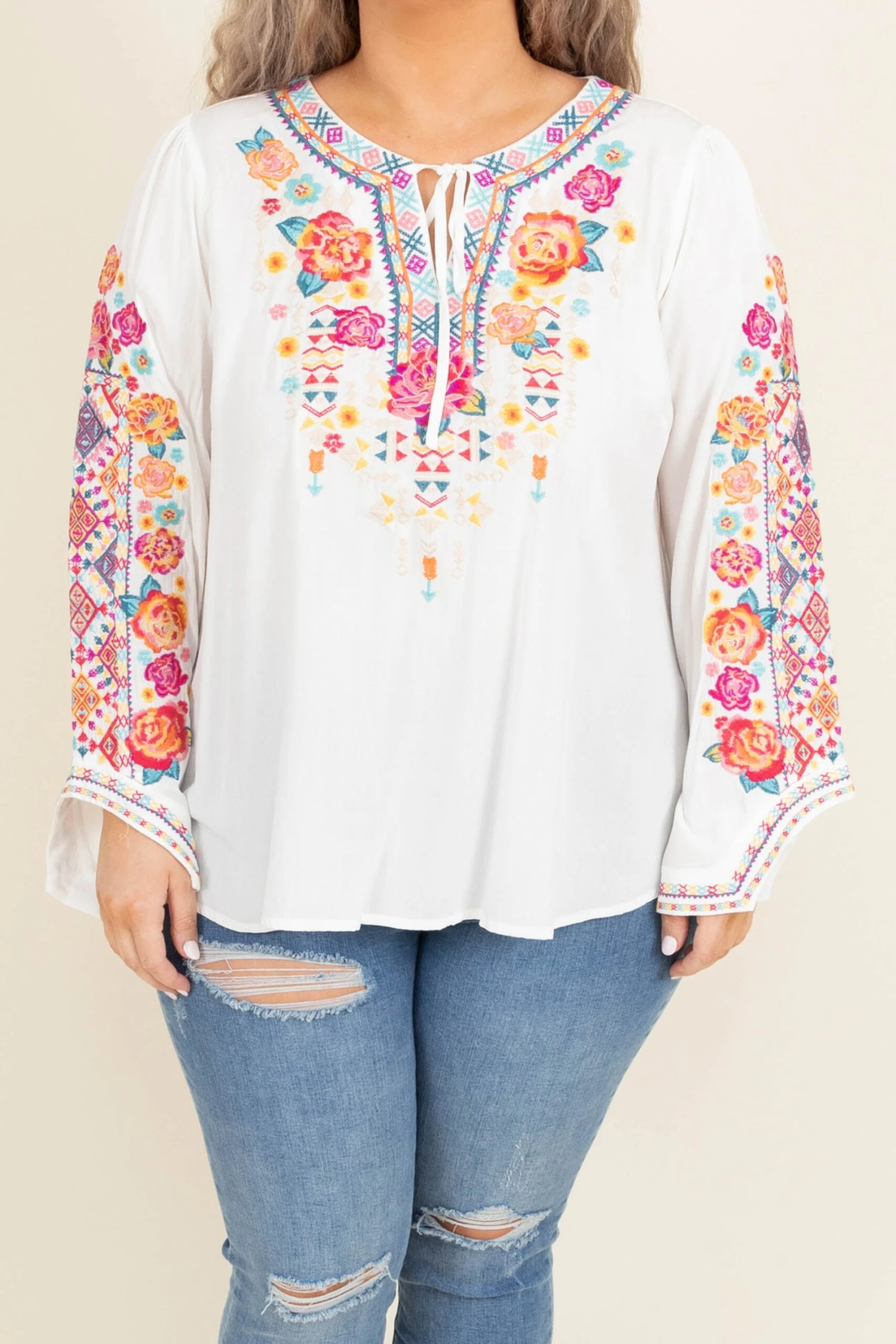 Woodland Path Top, Ivory 6 Woodland Path Top, Ivory - Image 4