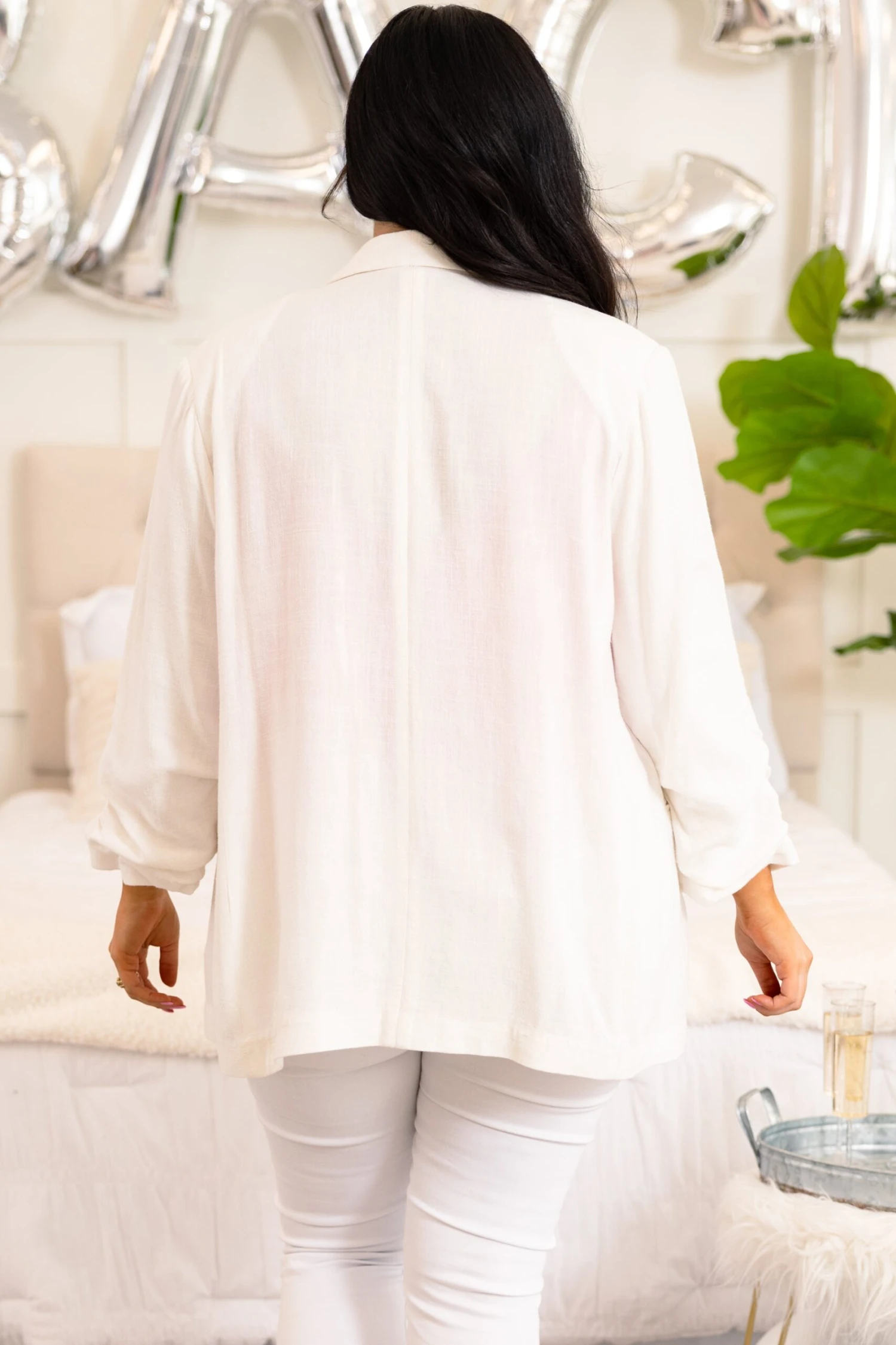 Working In Style Jacket, Off White 7 Working In Style Jacket, Off White - Image 5