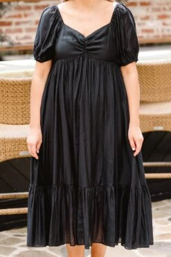 Working Your Charm Midi Dress, Black -Chic Soul Store WorkingYourCharmMidiDress Black 4