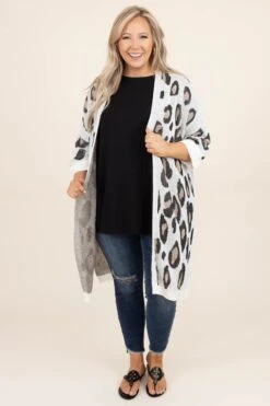 Worth The Hype Cardigan, Ivory-Taupe 10 Worth The Hype Cardigan, Ivory-Taupe -Chic Soul Store WorthTheHypeCardigan Ivory Taupe 9735