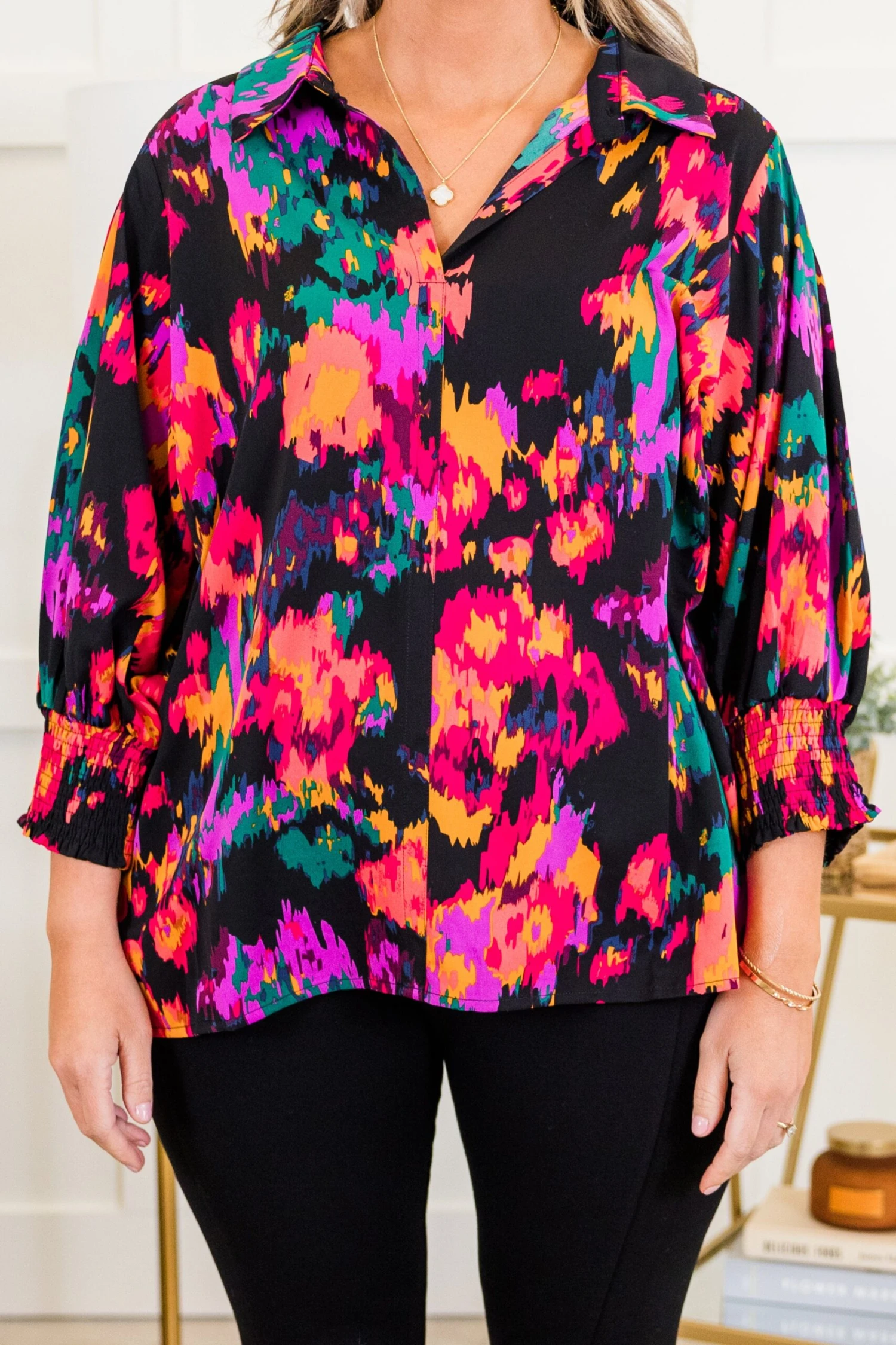 Wrapped Around My Finger Top, Black Mix 8 Wrapped Around My Finger Top, Black Mix - Image 6