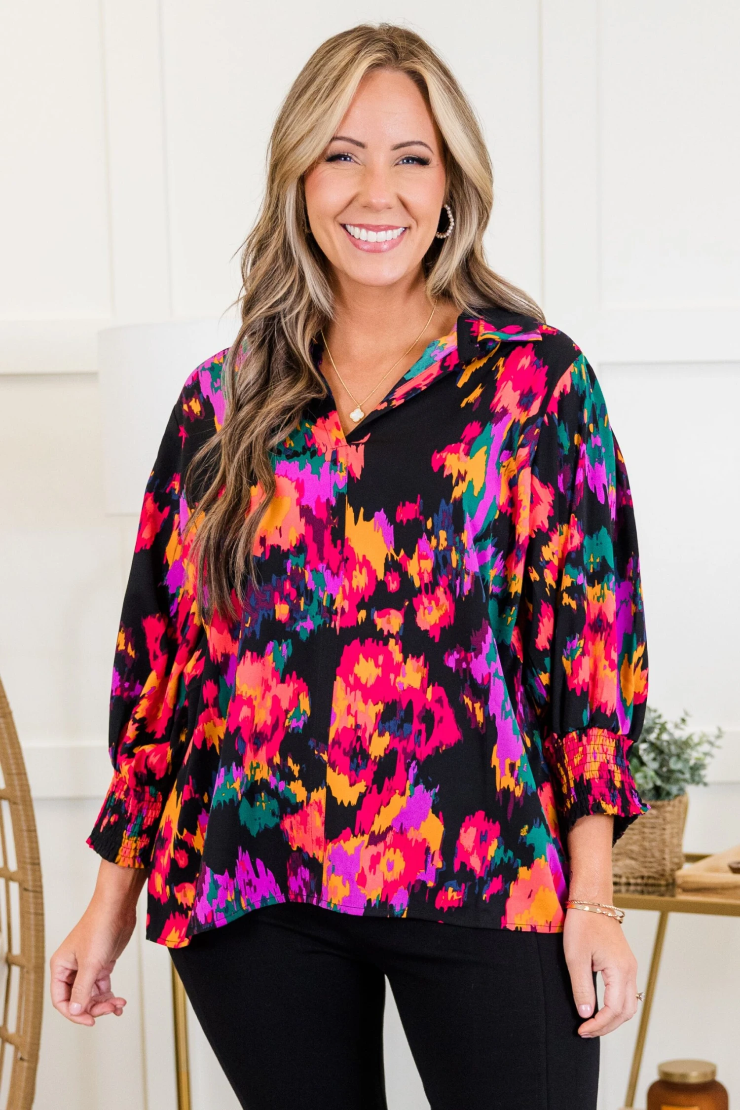 Wrapped Around My Finger Top, Black Mix 4 Wrapped Around My Finger Top, Black Mix - Image 2