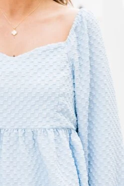 Yes For Sure Top, Blue 12 Yes For Sure Top, Blue -Chic Soul Store YesForSureTop Blue 4