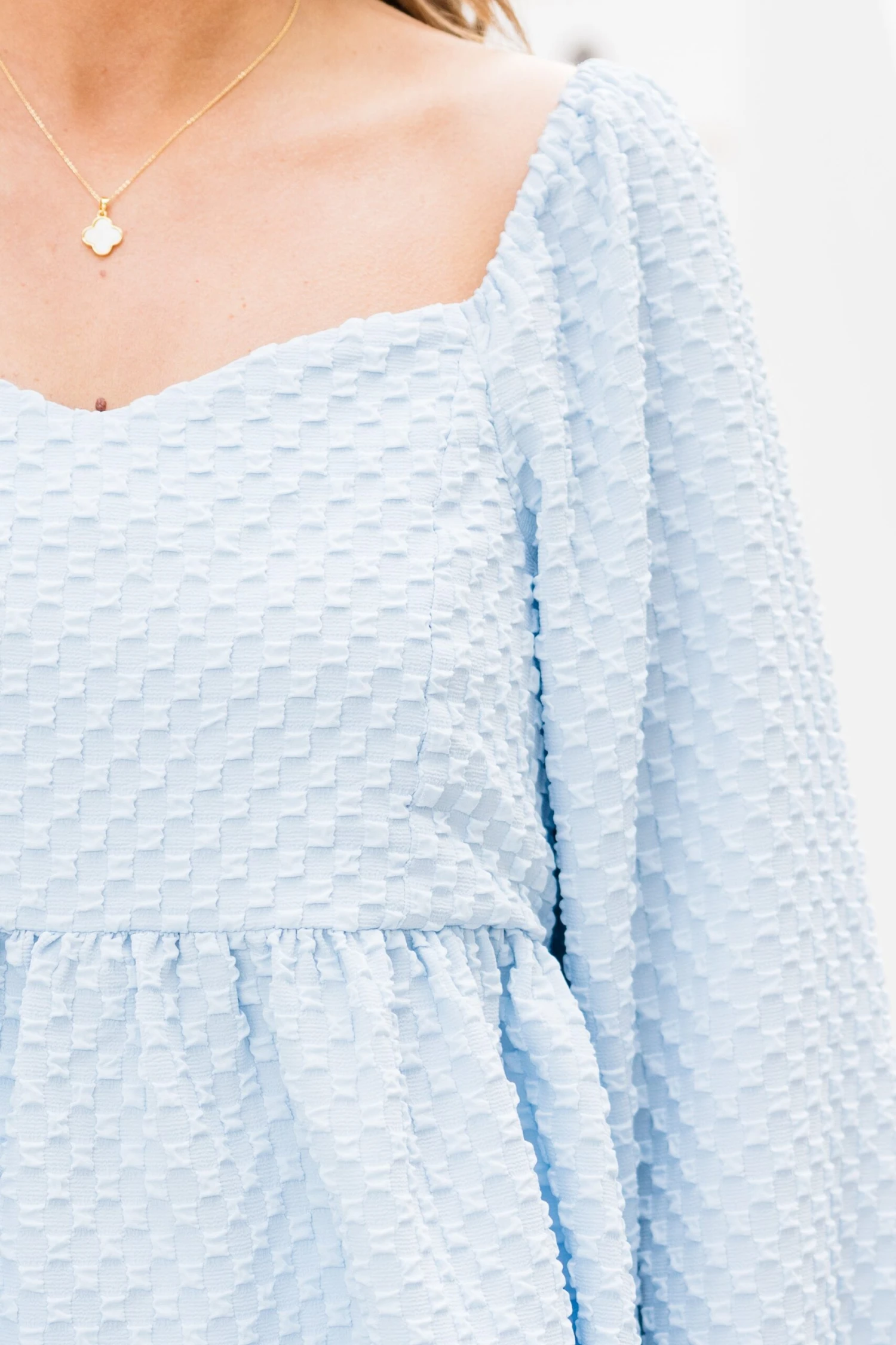 Yes For Sure Top, Blue 6 Yes For Sure Top, Blue - Image 4