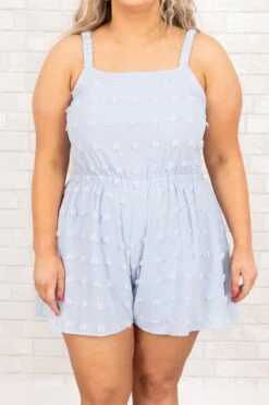 You Are Magic Romper, Sky Blue -Chic Soul Store YouAreMagicRomper SkyBlue 0142