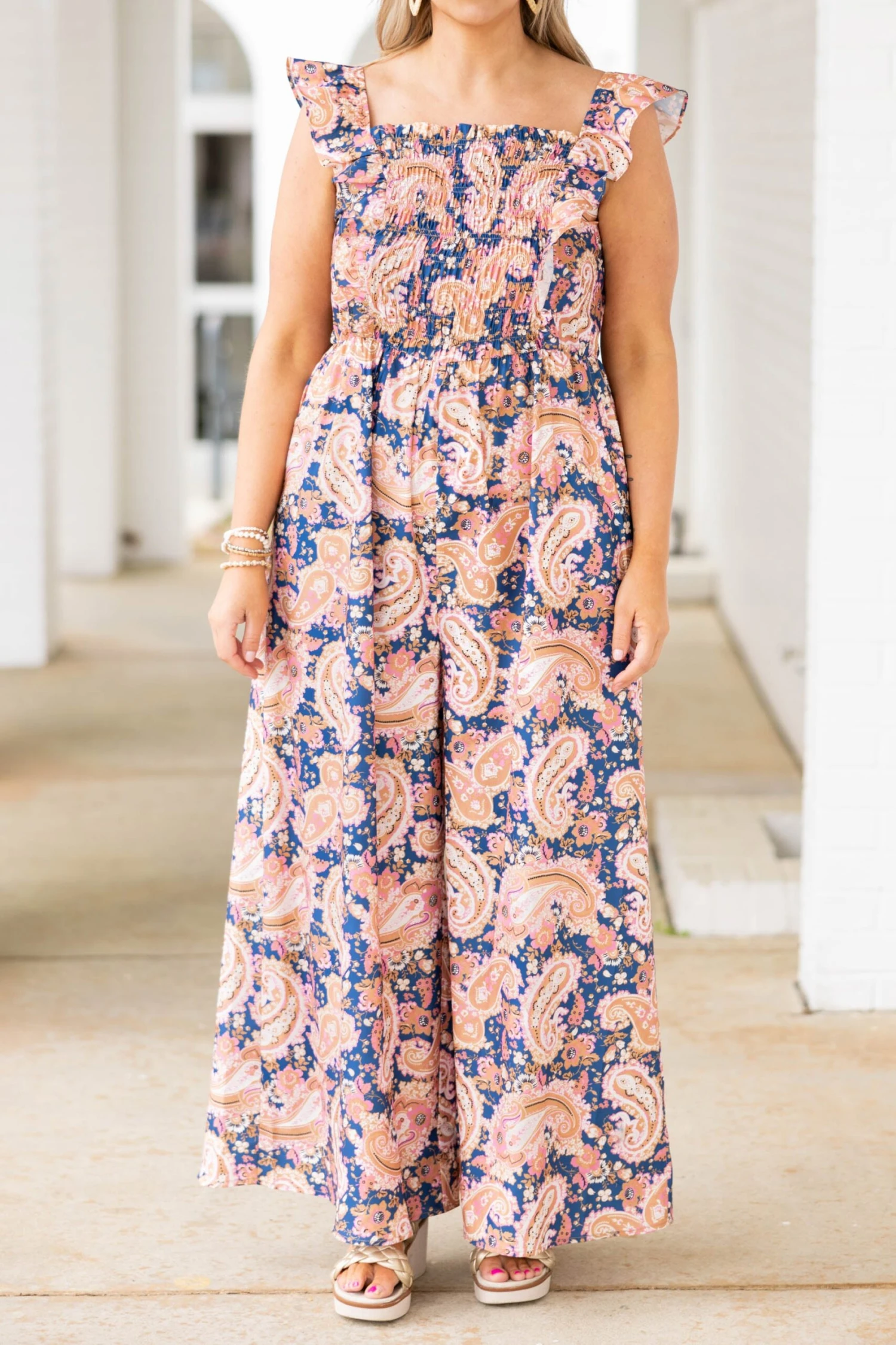 You Can Look Jumpsuit, Navy 6 You Can Look Jumpsuit, Navy - Image 4