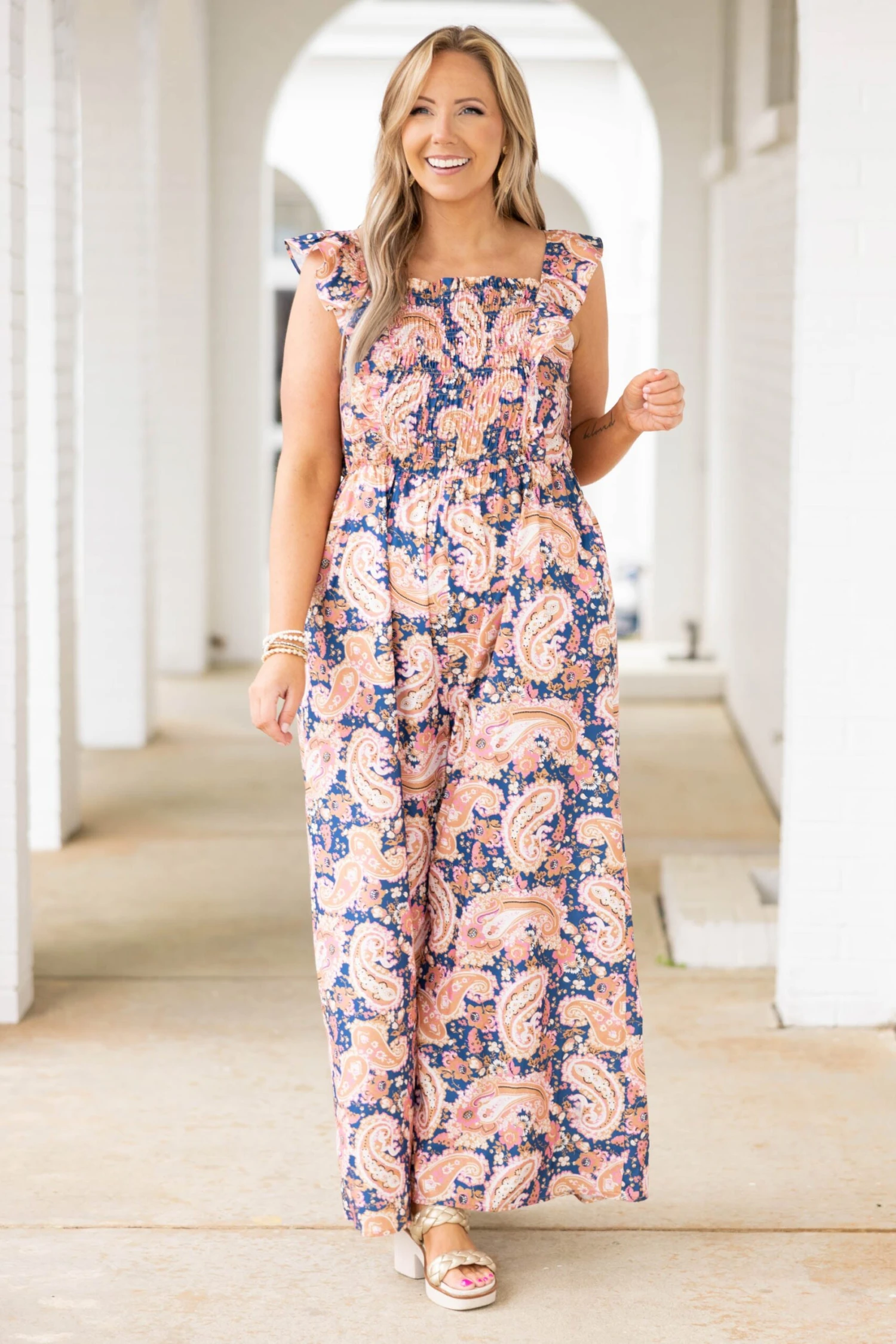 You Can Look Jumpsuit, Navy 5 You Can Look Jumpsuit, Navy - Image 3