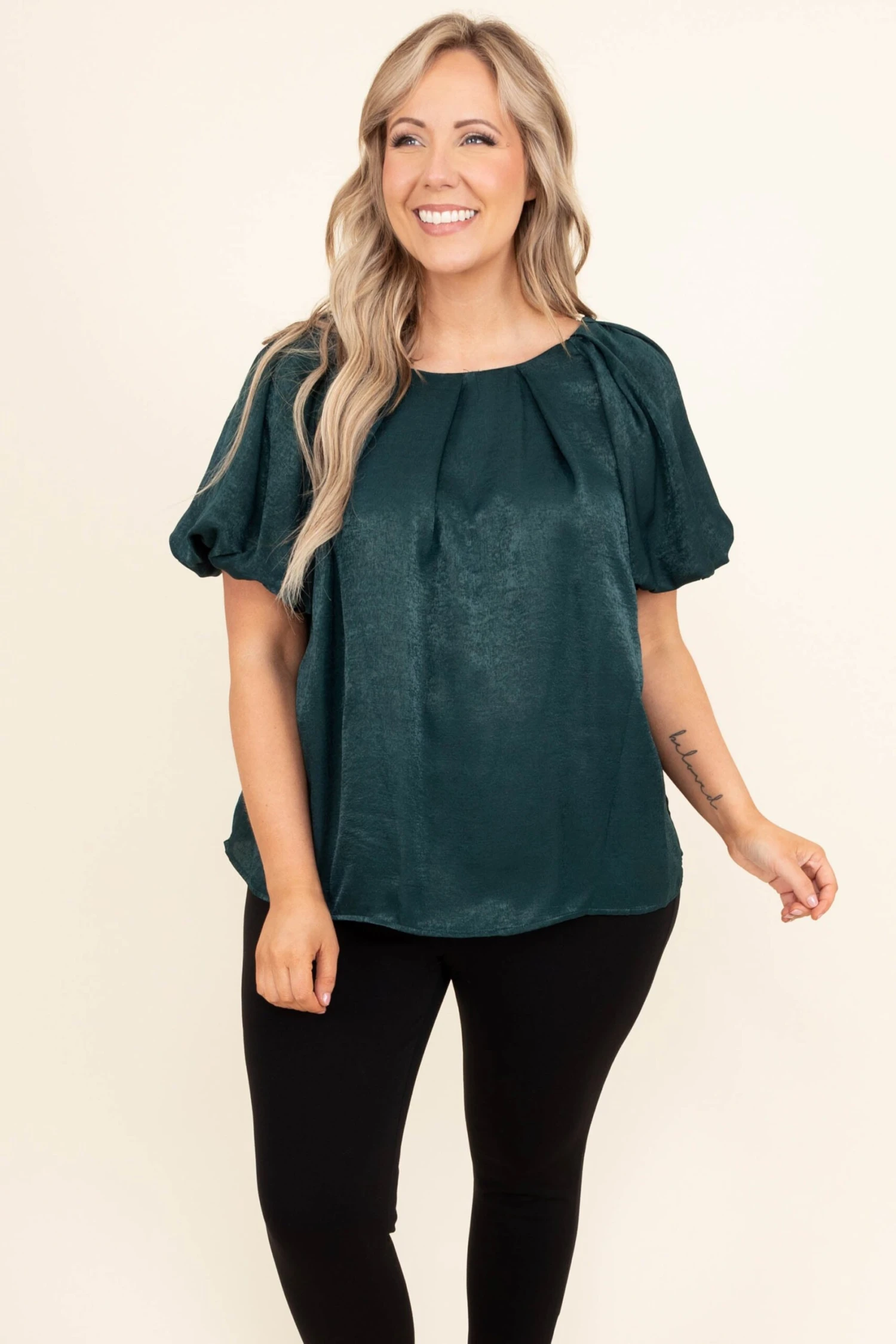You Don't Know Me Top, Dark Teal 3 You Don't Know Me Top, Dark Teal