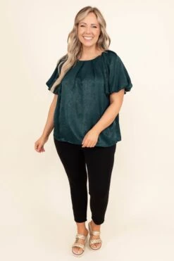 You Don't Know Me Top, Dark Teal 10 You Don't Know Me Top, Dark Teal -Chic Soul Store YouDon tKnowMeTop DarkTeal 8728