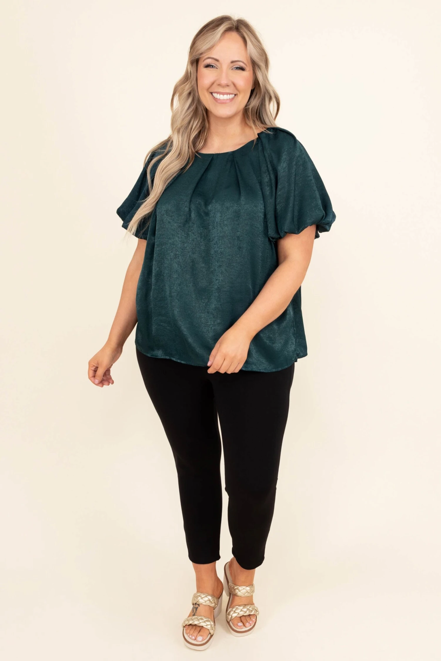 You Don't Know Me Top, Dark Teal 5 You Don't Know Me Top, Dark Teal - Image 3