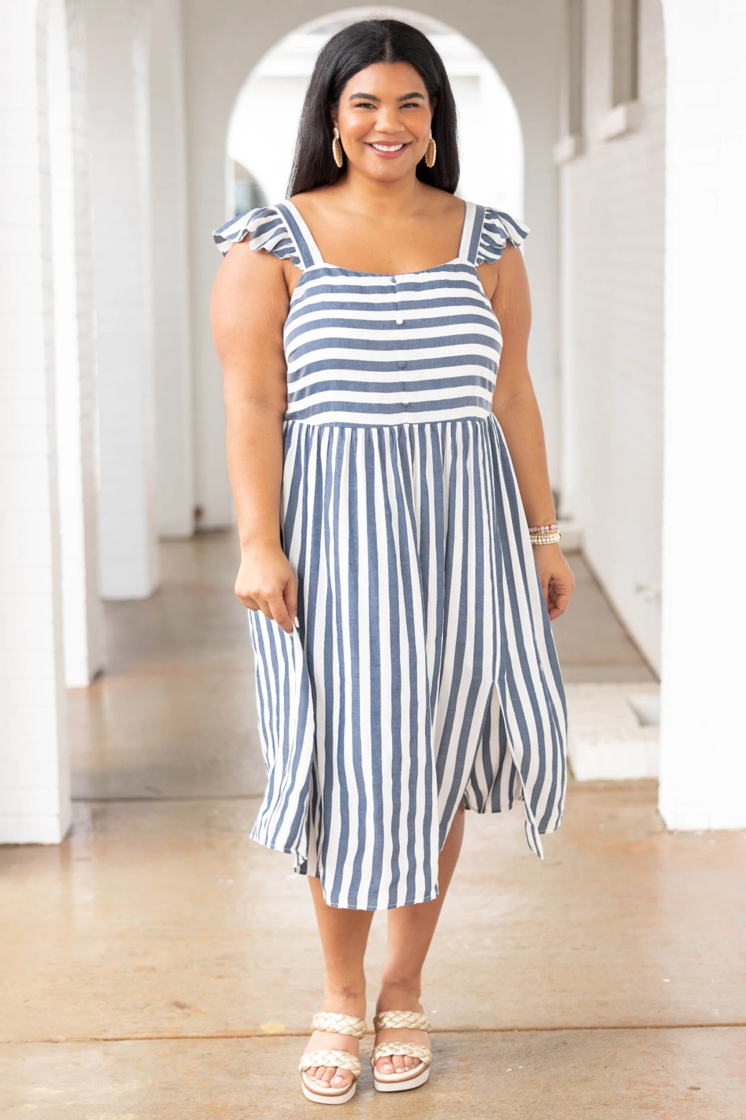 You Just Wait Dress, Denim 4 You Just Wait Dress, Denim - Image 2