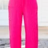 You Know Knit Pants, Hot Pink 1 You Know Knit Pants, Hot Pink -Chic Soul Store YouKnowKnitPants HotPink 2