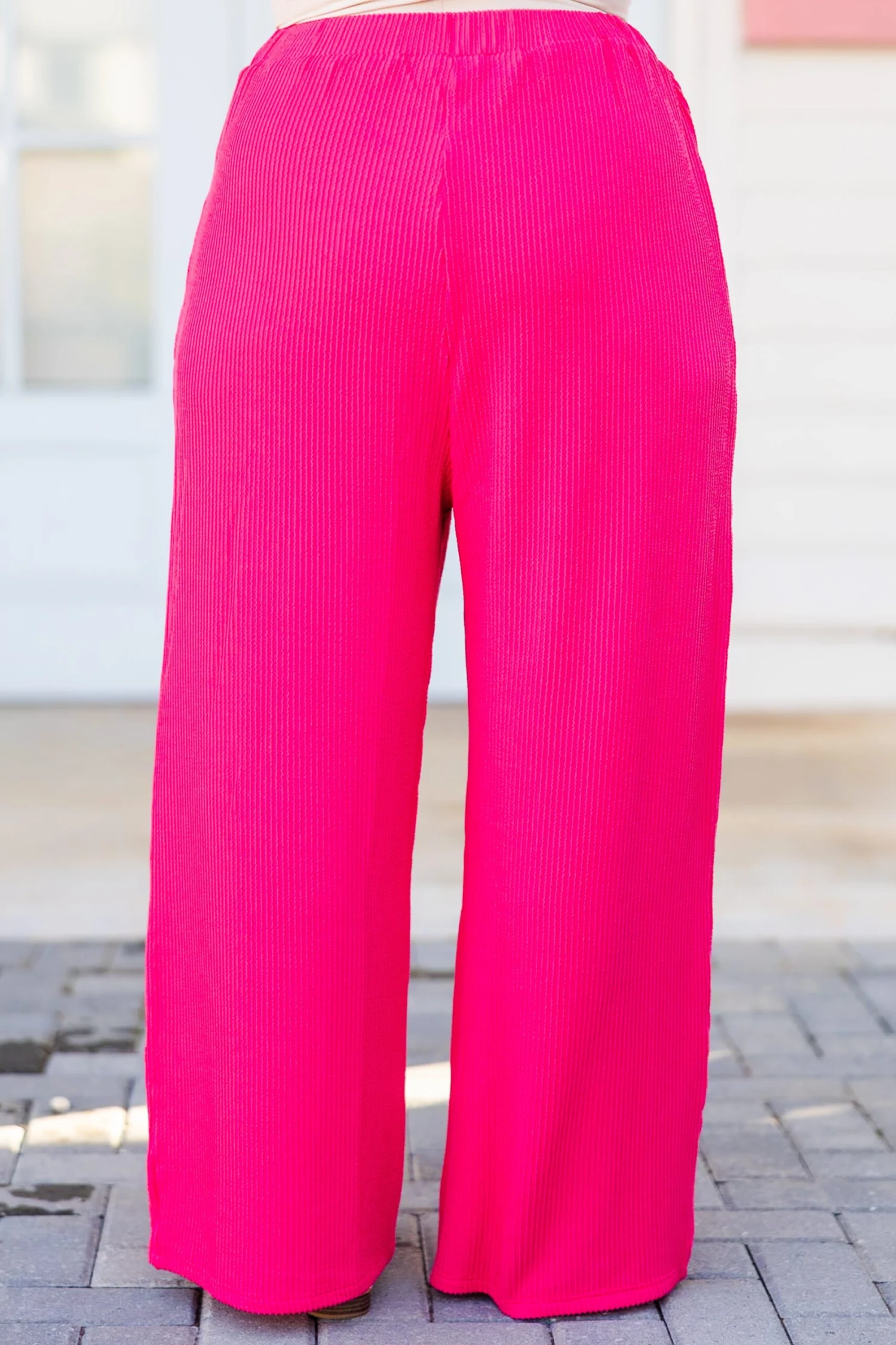 You Know Knit Pants, Hot Pink 7 You Know Knit Pants, Hot Pink - Image 5