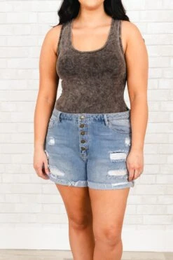 You Look Good Bodysuit, Ash Black 11 You Look Good Bodysuit, Ash Black -Chic Soul Store YouLookGoodBodysuit AshBlack 2