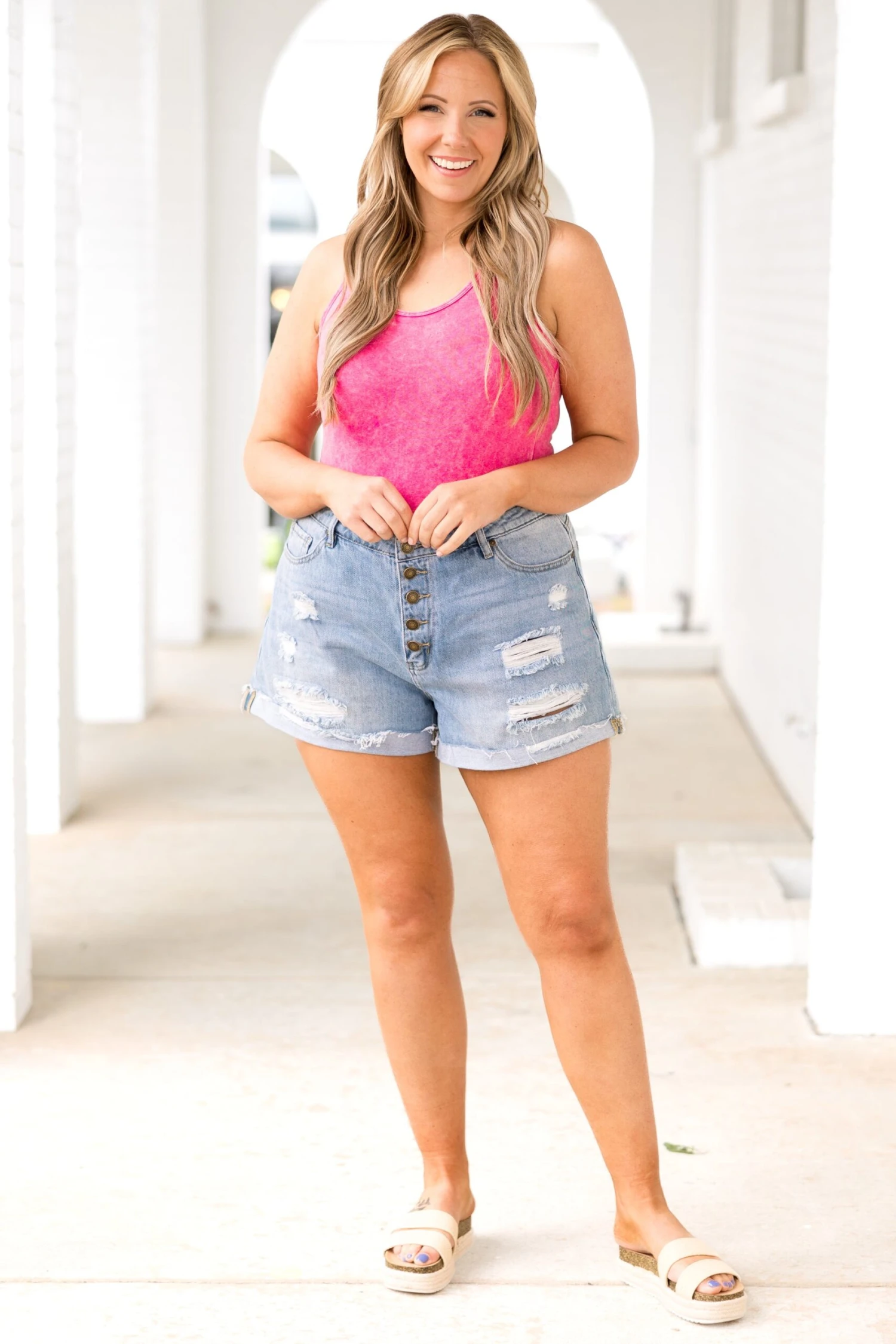 You Look Good Bodysuit, Hot Pink 5 You Look Good Bodysuit, Hot Pink - Image 3