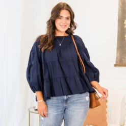 You Look So Perfect Top, Blue 13 You Look So Perfect Top, Blue -Chic Soul Store YouLookSoPerfectTop Blue