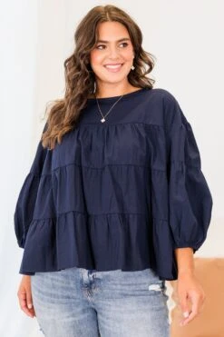 You Look So Perfect Top, Blue