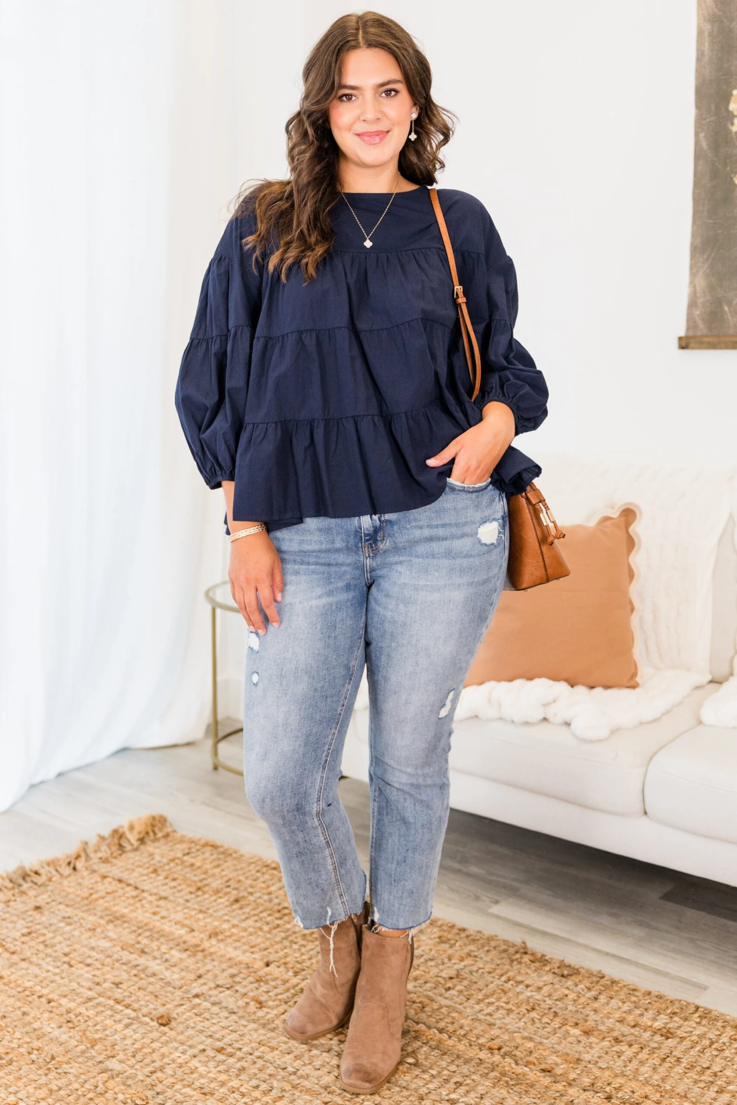 You Look So Perfect Top, Blue 5 You Look So Perfect Top, Blue - Image 3