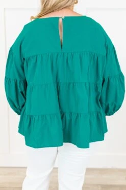 You Look So Perfect Top, Emerald 14 You Look So Perfect Top, Emerald -Chic Soul Store YouLookSoPerfectTop Emerald 4