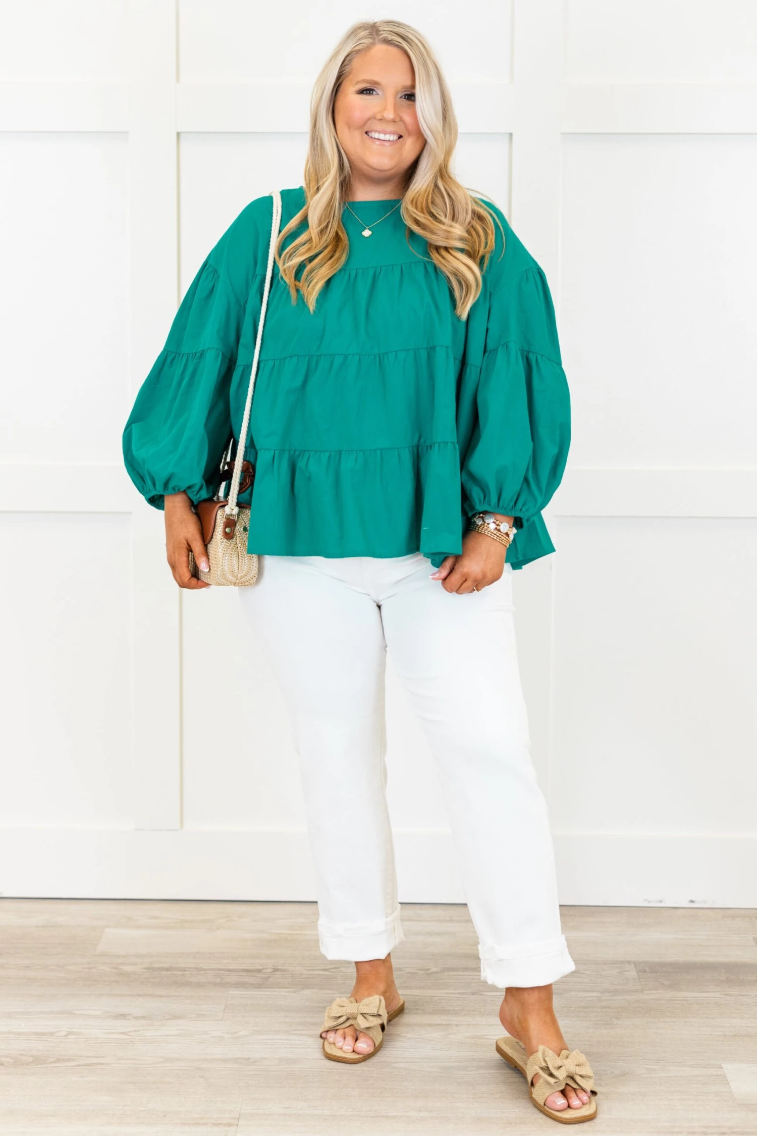 You Look So Perfect Top, Emerald 4 You Look So Perfect Top, Emerald - Image 2