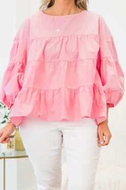 You Look So Perfect Top, Pink -Chic Soul Store YouLookSoPerfectTop Pink 2