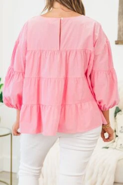 You Look So Perfect Top, Pink -Chic Soul Store YouLookSoPerfectTop Pink