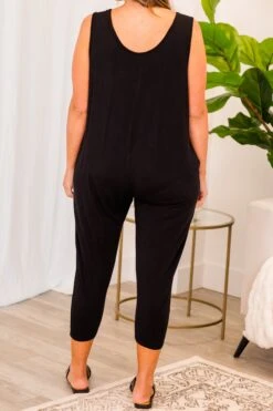 You Me And A Feeling Jumpsuit, Black -Chic Soul Store YouMeAndAFeelingJumpsuit Black 1