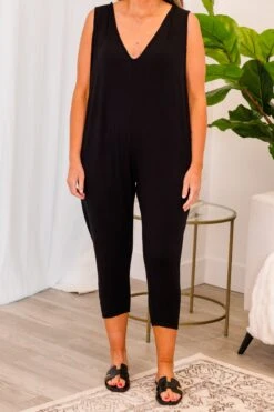 You Me And A Feeling Jumpsuit, Black -Chic Soul Store YouMeAndAFeelingJumpsuit Black 2 537adc61 7c15 48fa 8dfe bd794656434e