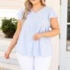 You're My Favorite Top, Blue -Chic Soul Store You reMyFavoriteTop Blue 0554