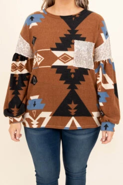 You've Got A Way Sweater, Mocha 11 You've Got A Way Sweater, Mocha -Chic Soul Store You veGotAWaySweater Mocha 8656