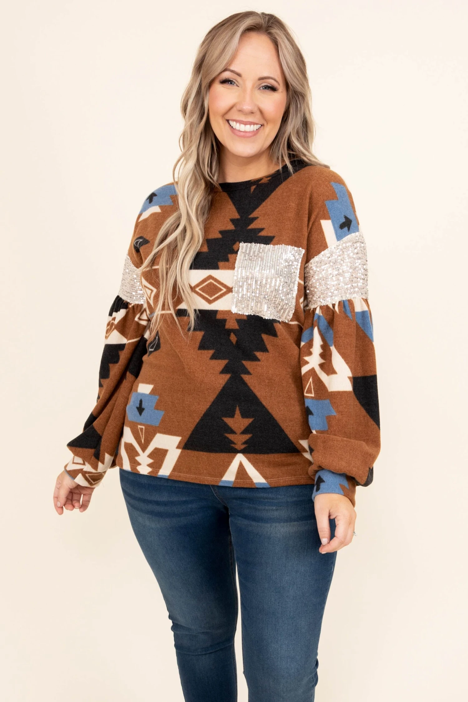 You've Got A Way Sweater, Mocha 3 You've Got A Way Sweater, Mocha