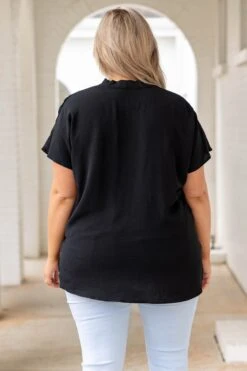 Your Lifestyle Top, Black -Chic Soul Store YourLifestyleTop Black 0330