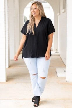 Your Lifestyle Top, Black -Chic Soul Store YourLifestyleTop Black 0334