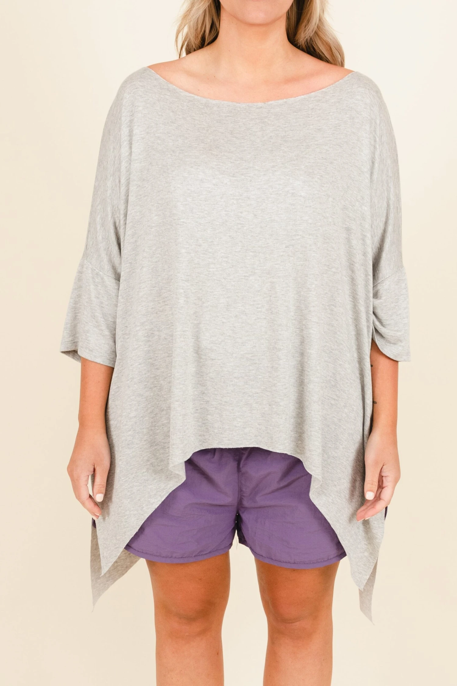 Your Point Of View Tunic, Heather Grey 6 Your Point Of View Tunic, Heather Grey - Image 4