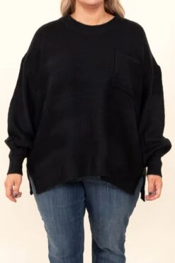 Yours In A Heartbeat Top, Black -Chic Soul Store YoursInAHeartbeatTop Black 7486