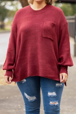 Yours In A Heartbeat Top, Red -Chic Soul Store YoursInAHeartbeatTop Red 9338